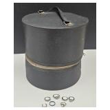 Hat Box & 7 Costume Rings