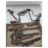 Pipe Wrenches, Brason Bit, Hand Tools +