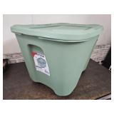 18 Gallon Green Storage Tote