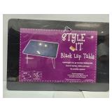 Style It Black Lap Table