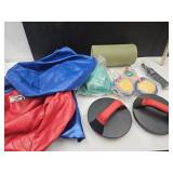 Exercise Balls. CD, Pumps +