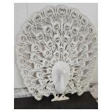 MCM Peacock Wall Decor   29 x 33"