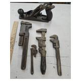 Hand Plane & Monkey Wrenches See Size
