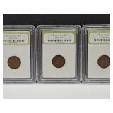 3 Early Lincoln Cents See Dates