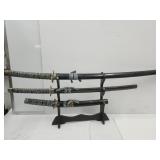 3 Swords with Display