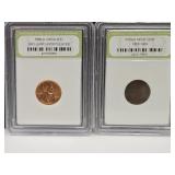 UNC 1958 D Penny & Indian Head Cent 1904