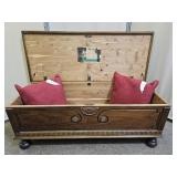 Very Nice Blanket Trunk 48 x 19 x 18" H