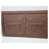 Framed Primitive Cieling Tiles 53 x 29" H