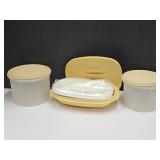 New Tupperware Microwave Steamer & Storage (Used)