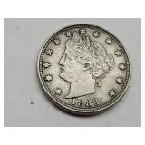 1883 V Nickel without Cents