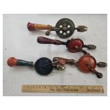 4 Primitive Hand Crank Drills