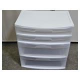 4 Drawer Sterilite 22 x 15 x 24" H