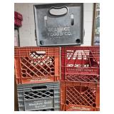 5 Advertising Milk Crates Davis, Prarie +