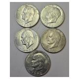 5 Ike Dollar Coins
