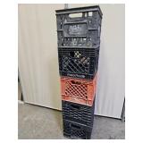 5 Milk Crates Deans, Praire Farms +