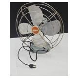 Vintage ZERO Tabletop Working Fan OSC Front 11" W