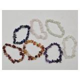Gemstone Stretch Bracelets Amethyst +