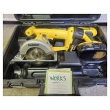 DeWalt 18 V Drill & Saw 2 Batteries, No Charger