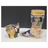 Punch & Jude Man Mug W Gerz Stein Boot