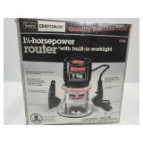 Craftsman 1 1/4 HP Router w Box