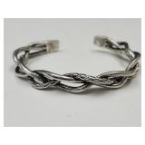 See Weight Heavy Sterling Silver Bracelet