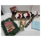 Christmas Decor, Garland, Angel, Bells +