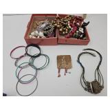 Costume Jewelry Lot W Box