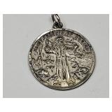Saint Francis Sterling Silver Pendant