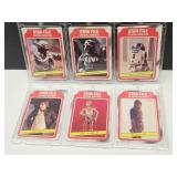 6 Star Wars Cards 1980
