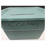 Green 20 Gal Storage Tote