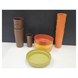 Vintage Tupperware Tumblers & Bowls