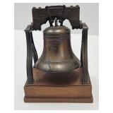 Metal Miniature Liberty Bell 7.5" H