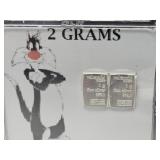 Looney Tunes 2 Grams .999 Valcambi Silver