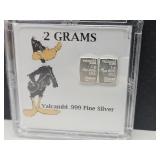 Looney Tunes 2 Grams .999 Valcambi Silver