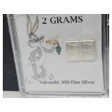 Looney Tunes 2 Grams .999 Valcambi Silver
