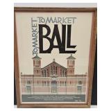 Signed & Numbered MUNCIE BALL Framed Art MEESE