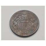 1864 Two Cent Coin