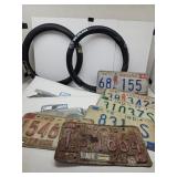 IN License Plates, Steering Wheel Covers, Car Mats