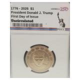 2026 $1 Trump UNC First Day Issue