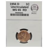 1956 D 1C - UNC MS65 RD