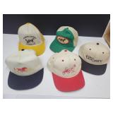 5 Vintage Style Baseball & Trucker Caps