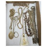 Costume Jewelry, Aquarius Necklace, Gemstones, +