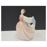 Royal Dalton Gay Morning Lady 7" high