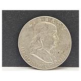 1962 D Silver Franklin Half Dollar Coin