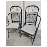 4 Metal Folding Chairs