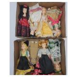 Lot of VTG Dolls