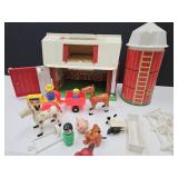 Fisher Price Toy Barn W Animals & Little People