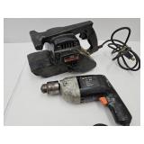 Half Inch Black & Decker Drill & Craftsman Sander