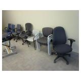 (9) Office Chairs