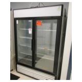 Double Glass Door Refrigerator